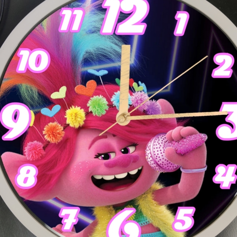 Poppy trolls clock - Picture 3 of 5